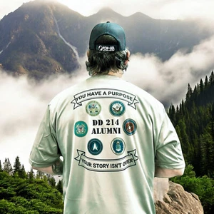 DD214 Alumni wicking shirt - Picture 1 of 2