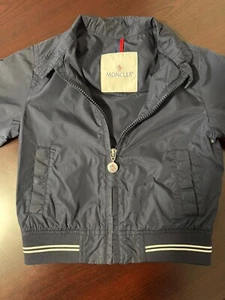 Moncler Enfant Logo Patch Windbreaker Jacket SIZE 4 YEARS OLD! FREE SHIP! NR! - Picture 1 of 20