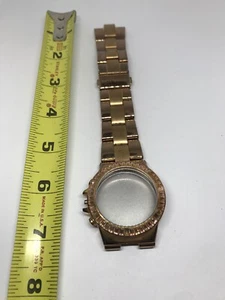 Michael Kors Watch Bracelet Links Case Parts Partial Band 26/22mm Rose Gold T482 - Picture 1 of 6