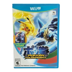 Pokkén Tournament (Nintendo Wii U, 2016) No Fingerprints Mint Condition - Picture 1 of 3
