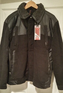New, Men's Sports Tier, Jacket, Coat, Large, Black - Picture 1 of 4