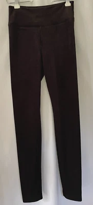 LEGGINGS DE CORRIDA WHITE HOUSE BLACK MARKET marrom veludo brilhante tamanho 6L - Imagem 1 de 4