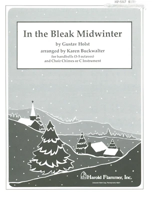 In The Bleak Midwinter Sheet Music Handbells (3-5 Octaves) Holst Buckwalter - Image 1 of 4