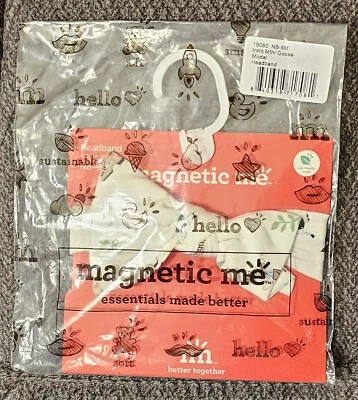 Bebé Niña Recién Nacida-9 Meses Introducción Madre Ganso Modal Lazo Diadema Magnética Me Nueva Foto 1 de 4