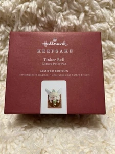 Hallmark Disney Peter Pan Tinker Bell Ltd Edition Precious Moments Ornament 2018 - Picture 1 of 2