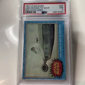 1977 Vintage Star Wars Card #25 PSA 7 NM Christmas Gift 🎁 - Picture 1 of 2