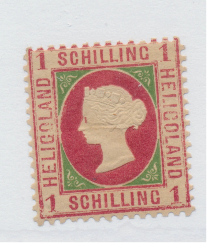 Sello Heligoland Scott #6, como nuevo con bisagras, remanente de bisagra Foto 1 de 1