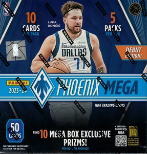 2023-24 PANINI PHOENIX NBA BASKETBALL FACTORY SEALED MEGA BOX NEW FASC IN STOCK! - Picture 1 of 2