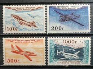 Francia Scott# C29-C32 yvert# A30-A33 ** MNH Correo aéreo 1954 - Imagen 1 de 1