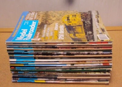 Lot 19 Model Railroader Magazine between 1992 - 1996 Train Track Plan Hobby - Image 1 of 4