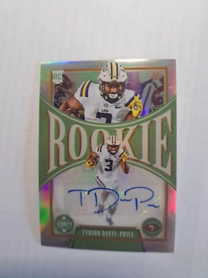 2022 Legacy Silver Tyrion Davis-Price Auto #166 - Image 1 of 2