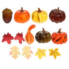 Artificial Pumpkins Maple Leaf Gourds For Fall Decor