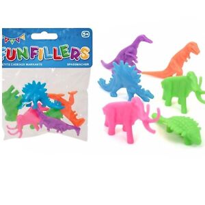 Stretchy Dinosaur Kids Birthday Toys Party Bag Favors Pinata Toy Loot Gift Uk