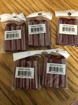 20 Borlas 2" Poliéster Nuevo Antiguo Stock Adornos En Color Vino Foto 1 de 4