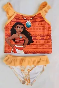 PRINCESA MOANA Disney UPF-50+ Tankini Traje de Baño Niño Niña Talla 4T - Imagen 1 de 10