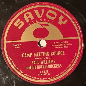 10" 78 RPM-Paul Williams/Connie Allen-What's Happening/Camp Meeting Bounce/734 - Picture 1 of 4