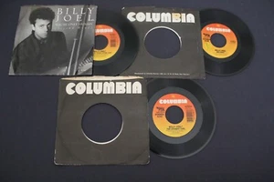 BILLY JOEL - THREE DIFFERENT 45 RPM SINGLES - COLUMBIA RECORDS - 1978 TO 1985 - Picture 1 of 7