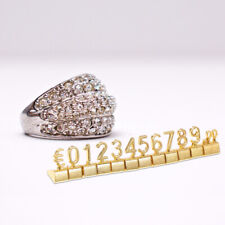  10 Pcs Alloy Metal Price Tag Display Stands Jewelry Tags for