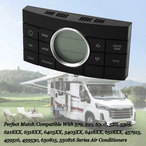 3314082.000 RV Multi-Zone Comfort Control Center II Thermostat Black 10-Button - Picture 1 of 19
