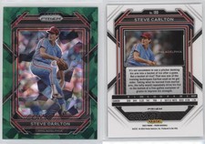 2023 Panini Prizm Green Ice Prizm Steve Carlton #180 HOF