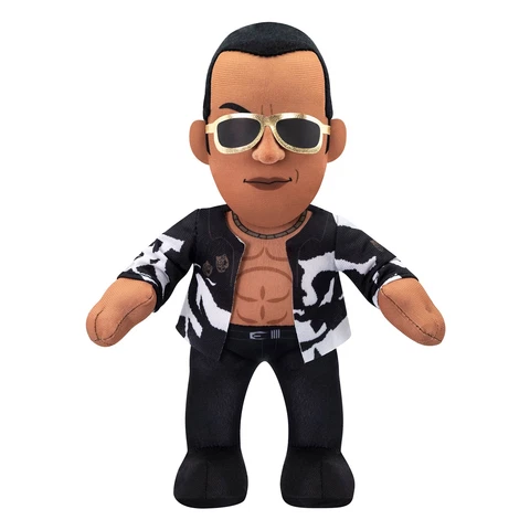 The Rock 10" Plush Figure : Bleacher Creatures WWE Superstar Old School Rock Cover
