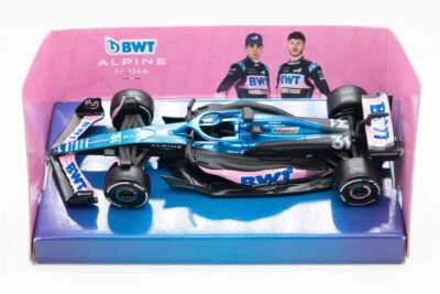 Bburago 1:43 F1 2023 BWT Alpine A523 #31 Esteban Ocon Model Car NEW IN BOX - Image 1 of 4