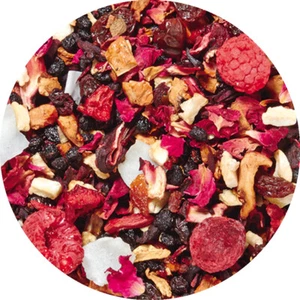 Té de frutas "Himbeer-Kirsch-Komp(l)ott" - té suelto en diferentes cantidades - Imagen 1 de 1