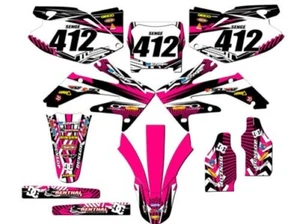 2006-2007 CRF 250 R MAYHEM Pink Senge Graphics Kit Compatible with Honda - Picture 1 of 10