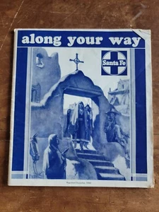 Santa Fe Along Your Way-Punti di interesse libretto di viaggio vintage 1940 - Foto 1 di 8