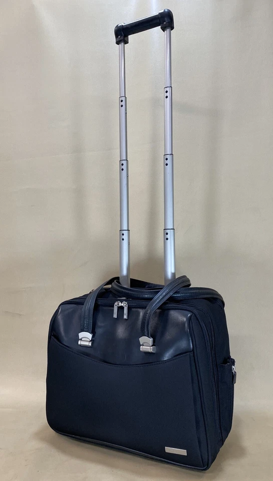 Victorinox Women's 'Rolling Navano' Wheeled Carry On Black Laptop Brief 30324601 - Image 1 of 4