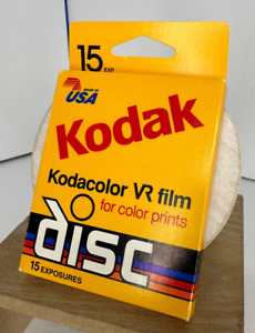 Vintage Kodak Kodacolor VR Disc Film Color Prints 15 Exposures - NEW Exp 06/1991