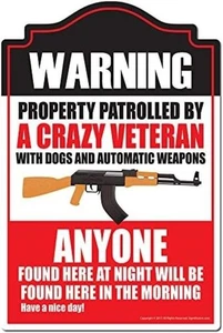 VETERAN HOT ROD RAT FINK BIKER MOTORCYCLES TOOLS GUNS STICKER - Picture 1 of 1
