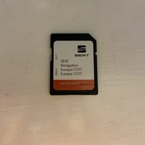 SEAT ALHAMBRA,IBIZA,LEON,ATECA SAT NAV SD CARD EUROPE 1 V7 - 6P0.919.866.AF - Picture 1 of 2