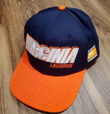 Nike University of Virginia UVA Cavaliers Lacrosse Vintage Style Snapback Hat - Image 1 of 4