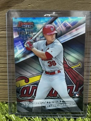 Bowman's Best Aledmys Díaz #29 2016 refractor (RC) 041/250 Cardinals Foto 1 de 2