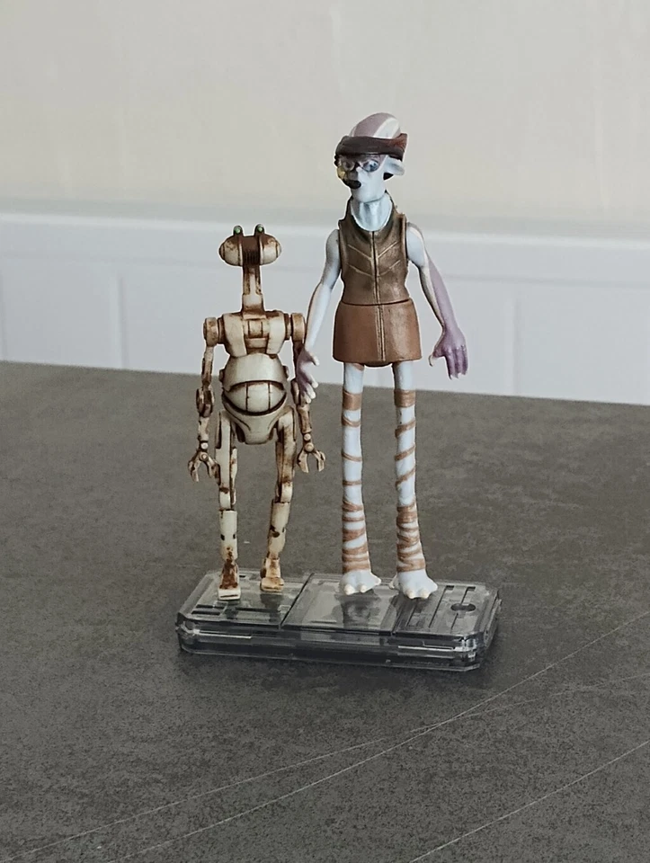 star wars figurine Ody Mandrell with Otoga 222 pit droid 1999 la menace fantôme - Photo 1/1