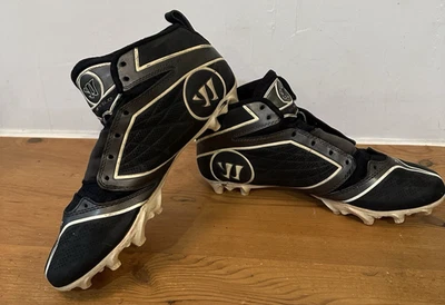 Warrior Burn 黑色曲棍球鞋男式 11.5 码 — 第 1/4 张图片