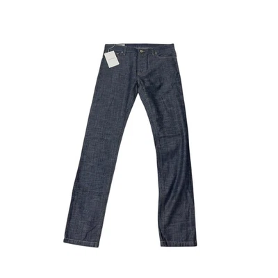 Pantalones de mezclilla Valentino ajustados lavados oscuros para hombre hechos en Italia 30x32 Foto 1 de 4