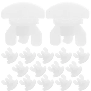 20pcs Curtain Rail Stoppers Drapery Track Glider Rollers Plastic Easy To - Picture 1 of 12