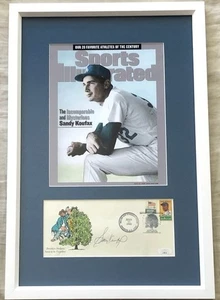 Sandy Koufax signed autograph Dodgers cachet framed Sports Illustrated cover JSA - Picture 1 of 1