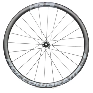 Cannondale Hollowgram SiSL 700c 100mm x 12mm Ruota Anteriore in Carbonio 24h Nero/Grigio K - Foto 1 di 4