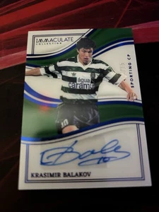 2023-24 Panini Immaculate Collection Ink Krasimir Balakov Auto /25 - Picture 1 of 2