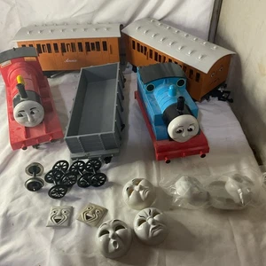 Lionel 1994 Thomas & Friends Large G Scale Train Engine Car Set Face Change - Bild 1 von 23