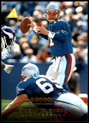 Drew Bledsoe 1995 Pinnacle No132 Patriots NFL ЧИТАЙТЕ БЕСПЛАТНАЯ ДОСТАВКА AutographDen - Изображение 1 из 2