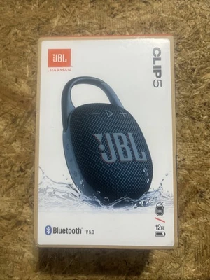 JBL Clip 5 Portable Bluetooth Waterproof Speaker - Blue - Image 1 of 4