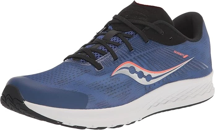 Saucony Niños Guía 14 Zapatos para Correr, Zafiro/Rojo, 6 Big Kid Medianos EE. UU. Foto 1 de 1