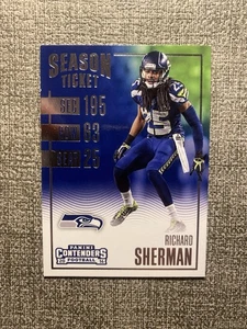 2016 Panini Contenders - Season Ticket Richard Sherman #25 - Seattle Seahawks - Bild 1 von 2