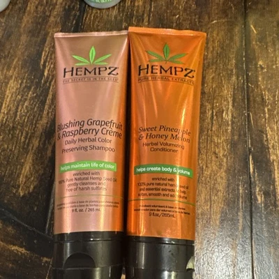 2Hempz Sweet Pineapple & Honey Melon Herbal VOLUMIZING SHAMPOO & CONDITIONER 9fl - Image 1 of 4