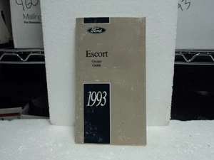 1993 93 ESCORT * OEM * OWNERS MANUAL OWNER'S HANDBOOK GUIDE 2482 - Picture 1 of 2