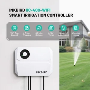 INKBIRD WiFi Smart Indoor Sprinkler Controller IIC-400 Irrigation Rain Skip APP - Picture 1 of 15